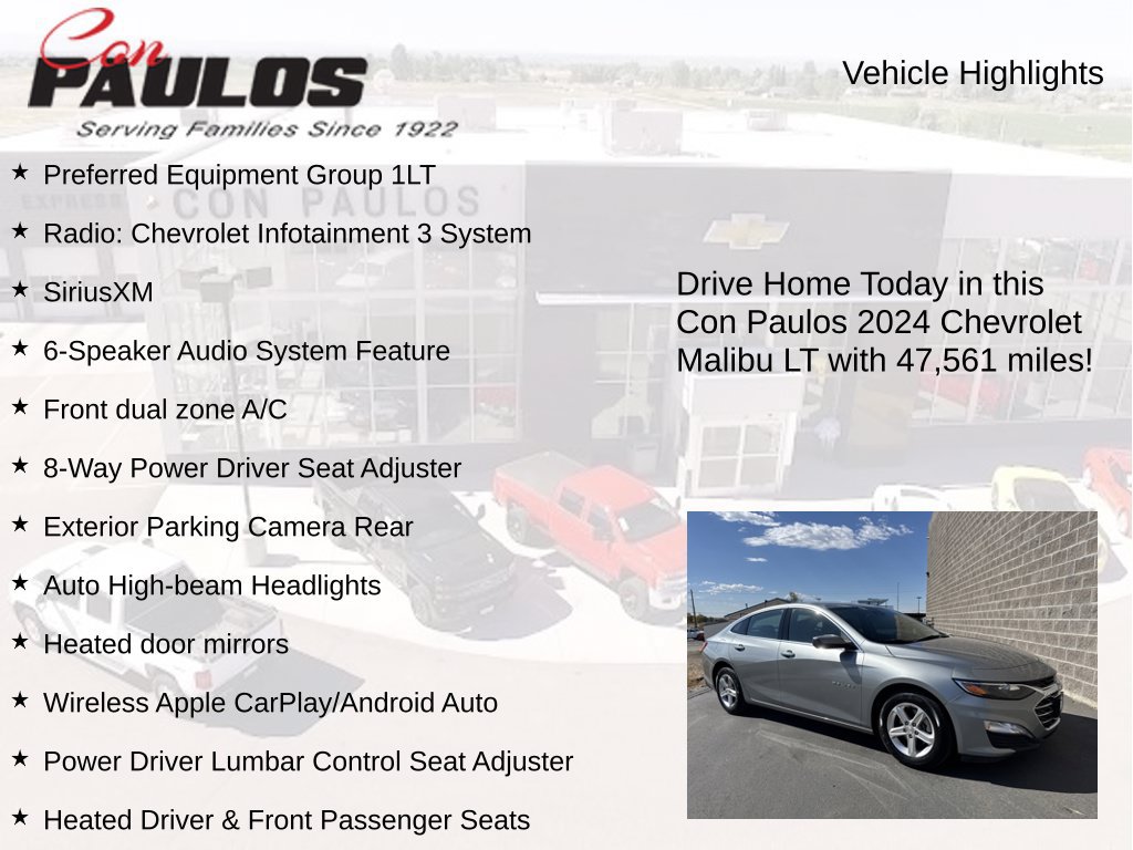 Used 2024 Chevrolet Malibu LT FWD image 7