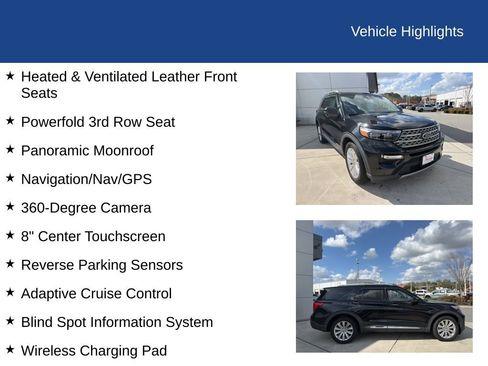 Used 2022 Ford Explorer Limited w/ Limited Technology Package image 32
