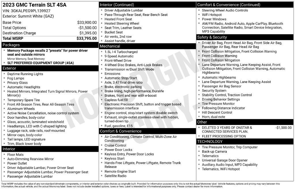 Used 2023 GMC Terrain SLT FWD image 12