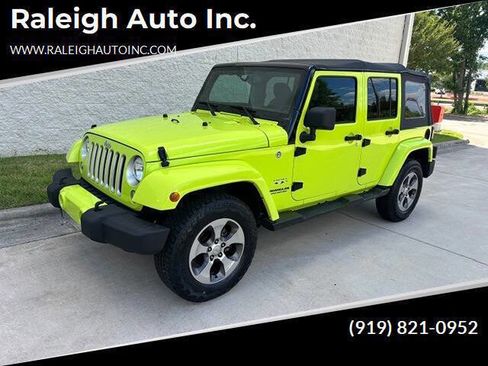 Used 2016 Jeep Wrangler Unlimited Sahara w/ Max Tow Package AWD/4WD image 1