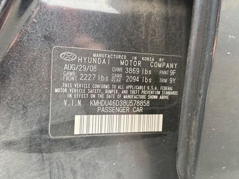 Used 2008 Hyundai Elantra GLS FWD image 34