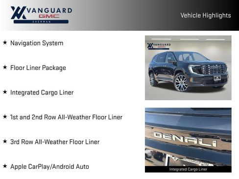 New 2026 GMC Acadia Denali Ultimate w/ LPO, Floor Liner Package AWD/4WD image 10