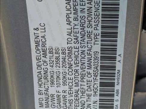 Certified 2025 Honda Accord SE image 23