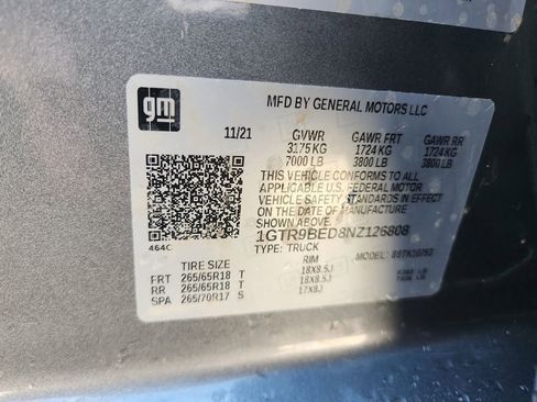 Used 2022 GMC Sierra 1500 SLE w/ X31 Off-Road Package AWD/4WD image 31