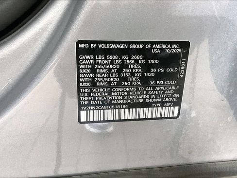 Used 2026 Volkswagen Atlas SE AWD/4WD image 37