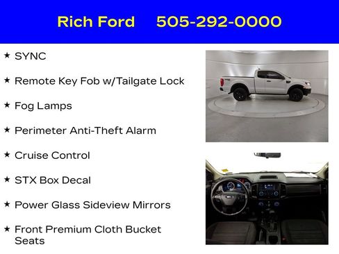 Certified 2022 Ford Ranger XL w/ Equipment Group 101A High image 32