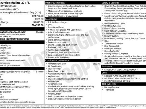 Certified 2023 Chevrolet Malibu LS w/ Driver Confidence Package image 2