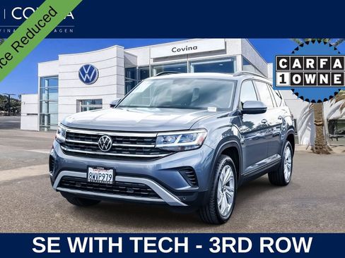 Used 2021 Volkswagen Atlas SE w/ Panoramic Sunroof Package image 3