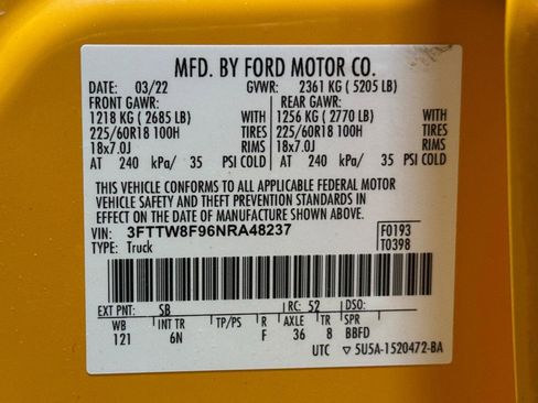 Used 2022 Ford Maverick Lariat w/ Lariat Luxury Package AWD/4WD image 61