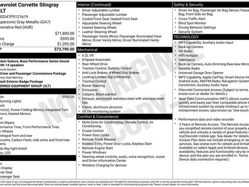 Used 2023 Chevrolet Corvette Stingray Preferred Cpe w/ 2LT RWD image 4