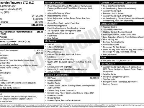 Used 2014 Chevrolet Traverse LTZ image 16