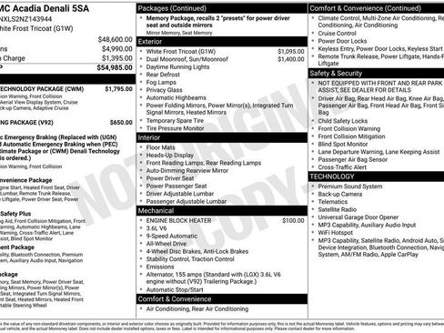Certified 2022 GMC Acadia Denali w/ Denali Technology Package AWD/4WD image 23