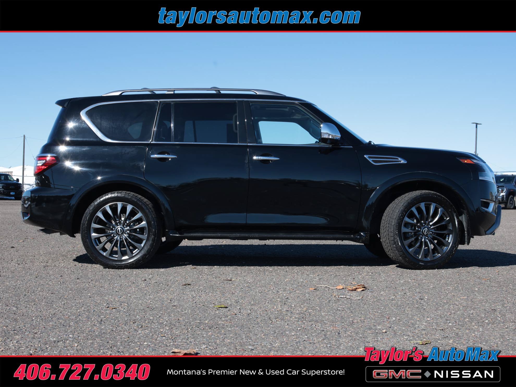 Used 2023 Nissan Armada Platinum w/ Captain's Chairs Package AWD/4WD image 3