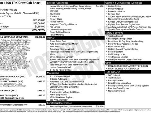 Used 2022 RAM 1500 TRX w/ TRX Level 2 Equipment Group image 48