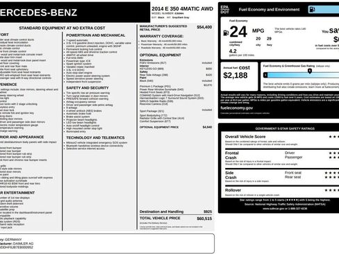 Used 2014 Mercedes-Benz E 350 4MATIC Sedan image 61