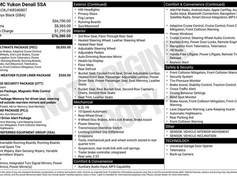 Used 2019 GMC Yukon Denali w/ Denali Ultimate Package RWD image 45