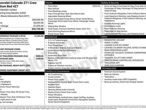 Certified 2024 Chevrolet Colorado Z71 w/ Z71 Convenience Package 2 AWD/4WD image 15