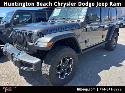 Used 2023 Jeep Wrangler Unlimited Rubicon 4xe w/ Cold Weather Group AWD/4WD image 1