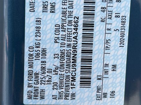 Used 2024 Ford Escape ST-Line w/ Tech Pack #1 image 36