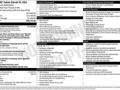 Used 2021 GMC Yukon XL Denali w/ Denali Ultimate Package image 3