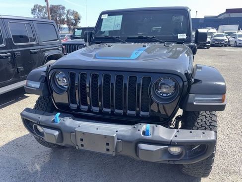 Used 2023 Jeep Wrangler Unlimited Rubicon 4xe w/ Steel Bumper Group AWD/4WD image 2