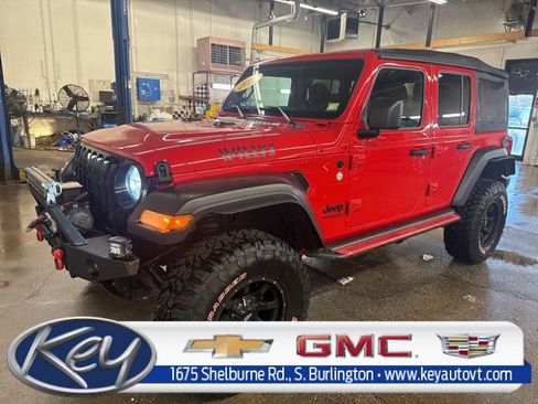 Used 2021 Jeep Wrangler Unlimited Willys image 1