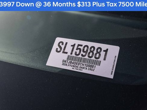 Certified 2026 Hyundai Santa Cruz SEL FWD image 27