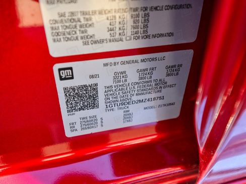 Certified 2021 GMC Sierra 1500 SLT w/ X31 Off-Road Package image 31