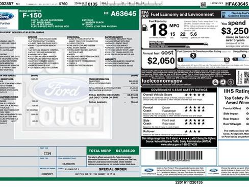 Used 2017 Ford F150 Lariat RWD image 7