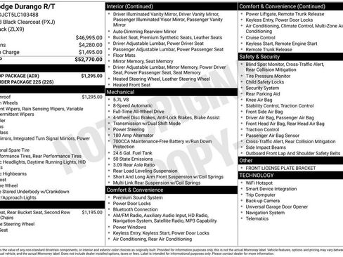 Used 2020 Dodge Durango R/T w/ Blacktop Package image 15