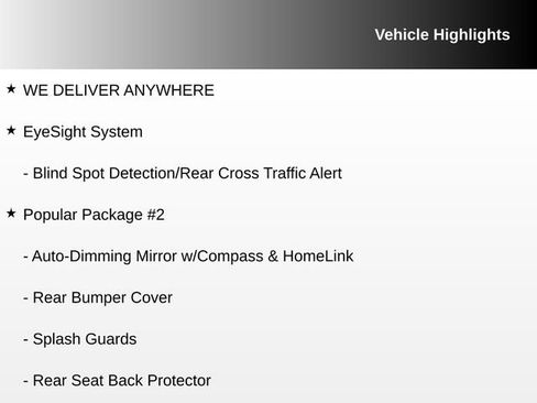 Used 2019 Subaru Crosstrek 2.0i Premium w/ Eyesight System AWD/4WD image 9