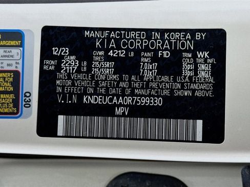 Certified 2024 Kia Seltos S AWD/4WD image 30