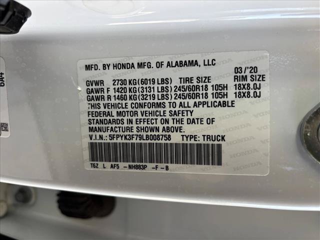 Used 2020 Honda Ridgeline RTL-E image 24
