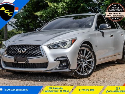 Used 2019 INFINITI Q50 Red Sport 400 AWD/4WD image 1
