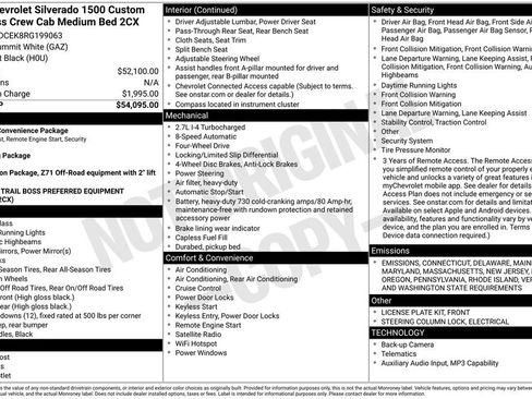 Certified 2024 Chevrolet Silverado 1500 Custom Trail Boss image 8