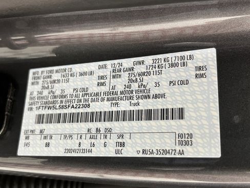 Used 2025 Ford F150 Lariat w/ Equipment Group 502A High image 9