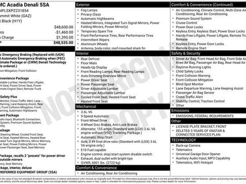 Certified 2023 GMC Acadia Denali image 7