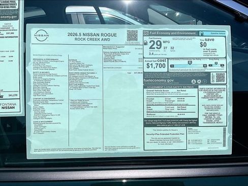 New 2026 Nissan Rogue SV AWD/4WD image 13