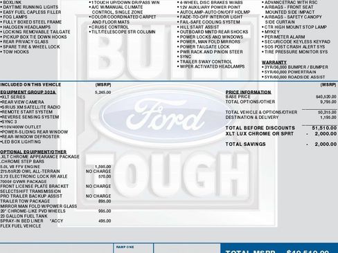 Used 2016 Ford F150 XLT w/ Equipment Group 302A Luxury AWD/4WD image 2