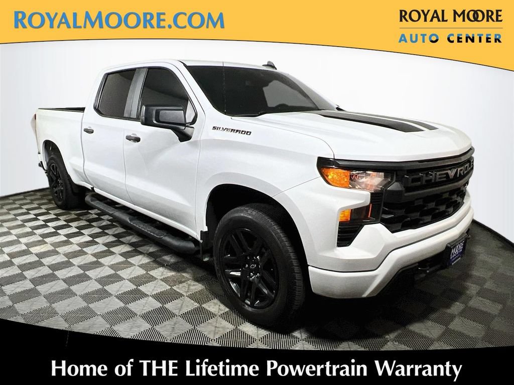 Used 2022 Chevrolet Silverado 1500 Custom w/ Rally Edition AWD/4WD image 1