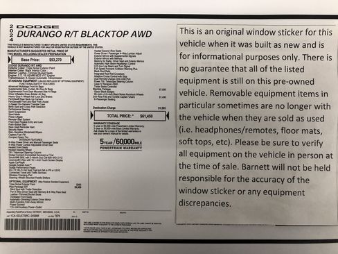 Certified 2024 Dodge Durango R/T image 2