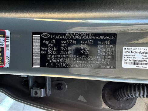 Certified 2024 Hyundai Santa Cruz Night AWD/4WD image 37