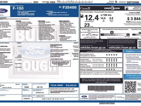 Used 2025 Ford F150 XLT w/ Equipment Group 302A MID AWD/4WD image 5