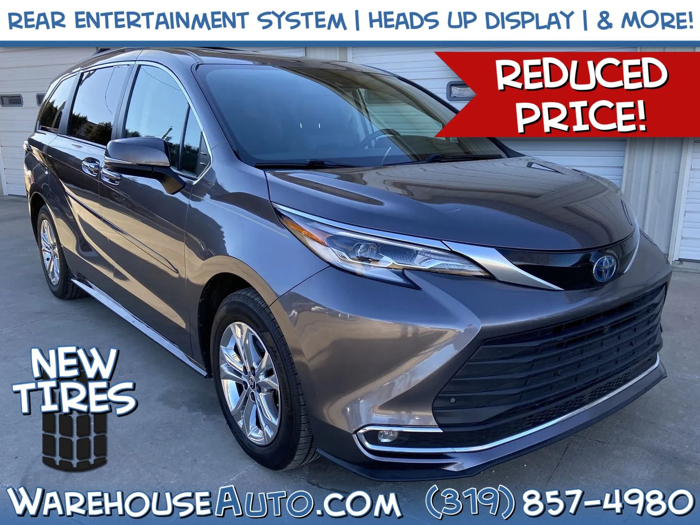 Used 2022 Toyota Sienna Platinum AWD/4WD image 1