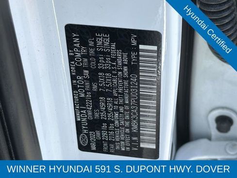 Certified 2023 Hyundai Kona N Line AWD/4WD image 13