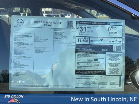 New 2026 Nissan Rogue SV w/ Cold Weather Package image 13