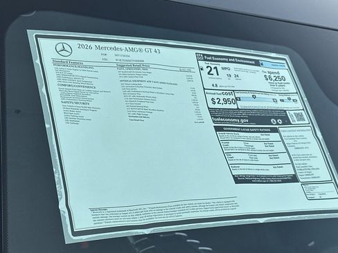 New 2026 Mercedes-Benz AMG GT 43 image 29