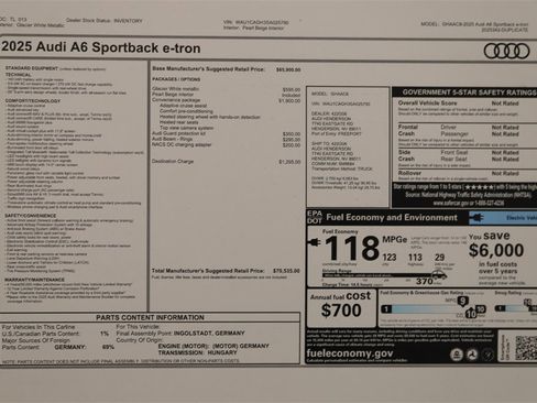New 2025 Audi A6 e-tron Premium image 31