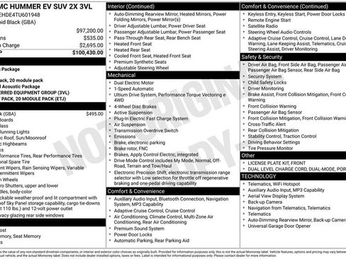 New 2026 GMC Hummer EV SUV AWD/4WD image 40