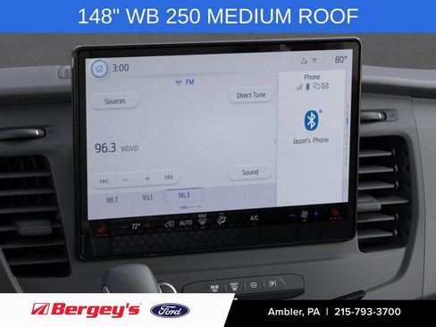 New 2026 Ford Transit 250 148 Medium Roof w/ Load Area Protection Package RWD image 14